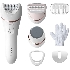 Эпилятор Philips 2 скорости, широкая головка, Wet&Dry, беспроводной, opti light, 6 аксессуаров