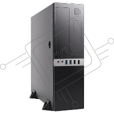 Компьютерный корпус с блоком питания 300Вт. Сase Foxline mATX Desktop 300W, 2xUSB3.0, 2xUSB2.0, toolless, Black, 8cm. fan, powercord