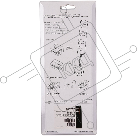 Монтажный инcтрумент Hyperline HT-3150R Инструмент для одновременной набивки 4-x или 5-и пар в кроссах 110-ого типа (ручка без насадок)