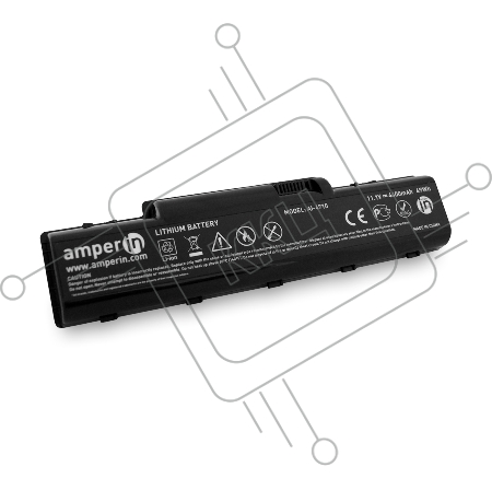 Аккумуляторная батарея Amperin для ноутбука Acer Aspire 2930, 4710 11.1V 4400mAh (49Wh) AI-4710