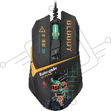 Мышь проводная A4Tech Bloody W63 Max Renegade черный, 12000 dpi, USB, кнопки - 7