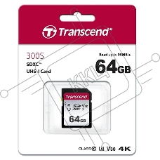 Флеш карта SD 64GB Transcend SDХC UHS-I U3