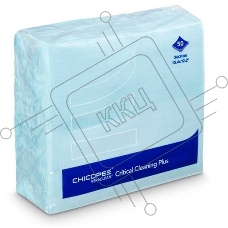 Салфетки для очистки оптики и зеркал, безворсовые Veraclean Critical Cleaning Wiper голубые (Katun/Chicopee) пак/50шт