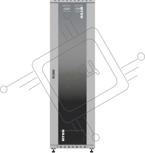 Шкаф серверный NTSS Премиум (NTSS-R22U60100GS) напольный 22U 600x1000мм пер.дв.стекл металл 900кг серый IP20 сталь