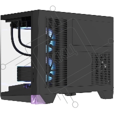 Корпус Formula Crystal Z4M Plus черный без БП mATX 3x120mm 1xUSB3.0 audio bott PSU