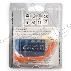 Картридж струйный Cactus CS-CLI8PC голубой (12 мл) для Canon Pixma iP6600/iP6600d/iP6700/iP6700d/MP960/MP970/PRO 9000