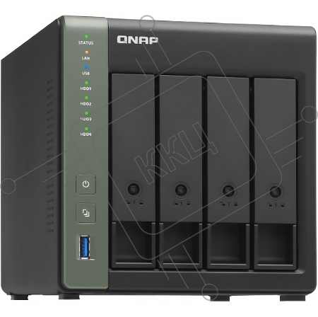 Сетевое хранилище без дисков SMB QNAP TS-431X3-4G NAS 4 HDD trays. Alpine AL314, 4-core, 1.7GHz, 4 GB DDR3 (1 x 2 GB) up to 8 GB (1 x 8 GB), 1x10 GbE SFP+, 1x2.5GB Ethernet, 1x1GB Ethernet, USB 3.2x3