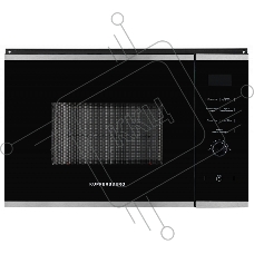 Микроволновая печь встраиваемая Kuppersberg HMW 650 BX/электронное управление, мощность микроволновой печи 900 Вт, мощность  кварцевого гриля 1000 Вт, 5 уровней мощности, функция кварцевый гриль, функция автоматического разморажив, функция ручного размора