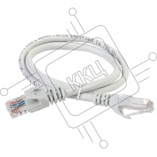 Коммутационный шнур (патч-корд), кат.6 UTP, LSZH, 1м, серый Коммутационный шнур (патч-корд), кат.6 UTP, LSZH, 1м, серый