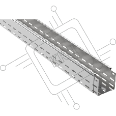 Лоток перфорированный Iek CLP10-100-150-3 100х150х3000 (3м)