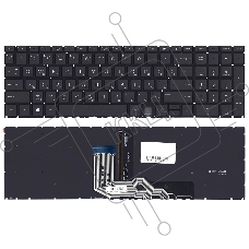 Клавиатура для ноутбука HP Envy 15-ED 17-CG черная с подсветкой