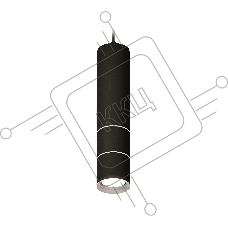 Светильник Ambrella Light XP7402070 SBK/PSL черный песок/серебро полированное MR16 GU5.3