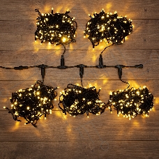 Гирлянда Neon-night LED ClipLight 24V, 5 нитей по 20 метров, цвет диодов теплый белый