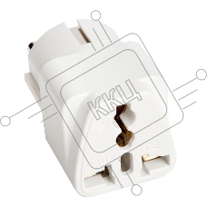 Переходник сетевой с китайской вилки на евровилку, с заземлением