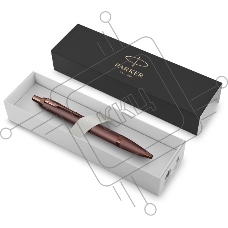 Ручка шариковая Parker IM Monochrome K328 (2190514) Burgundy PVD M син. черн. подар.кор.