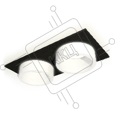 Комплект встраиваемого светильника Ambrella light XC6526065 SBK/FR черный песок/белый матовый MR16 GU5.3 (C6526, N6248)