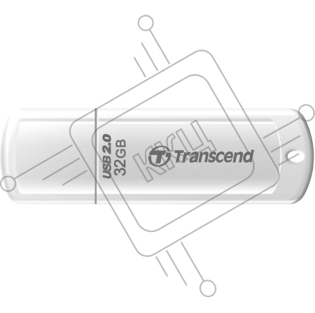 Флеш Диск Transcend 32Gb Jetflash 370 TS32GJF370 USB2.0 белый