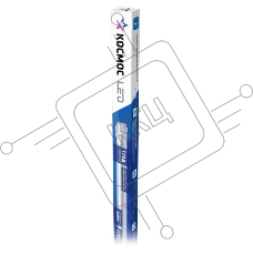 Лампа светодиодная 10Вт 220В G13 6500К GLASS 600мм T8 Космос Lksm_LED10wG13T865GL