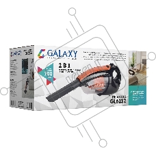 Пылесос вертикальный Galaxy GL6232 черный, питание от сети, 130 Вт, уборка сухая, пылесборник 0.5 л