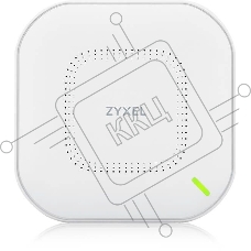 Гибридная точка доступа Zyxel NebulaFlex NWA210AX, WiFi 6, 802.11a/b/g/n/ac/ax (2,4 и 5 ГГц), MU-MIMO, антенны 4x4 , до 575+2400 Мбит/с, 1xLAN 2.5GE, 1xLAN GE, PoE, защита от 4G/5G