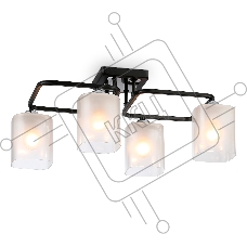 Светильник Ambrella light TR303222/4 BK/CH/FR черный/хром/белый матовый E27*4 max 60W 530*290*220