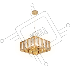 Светильник Ambrella light TR5149 GD/TI золото/янтарь E14/6 max 40W 500*500*1000