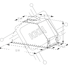 Вытяжка встраиваемая KORTING KHI 6828 GN