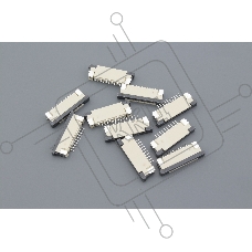 Разъем FPC Half Coverage Top Contact 1.0K-BS-10PWB 10 pin высота 2мм шаг 1мм 10 шт