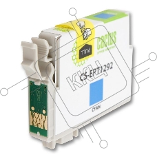 Картридж струйный Cactus CS-EPT1292 (T1292) голубой (10 мл) для Epson Stylus Office B42/BX305/BX305F/BX320/BX525/BX625/SX420/SX425