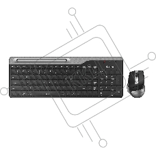 Комплект клавиатура + мышь A4Tech Fstyler FB2535C клав:черный/серый мышь:черный/серый USB беспроводная Bluetooth/Радио slim