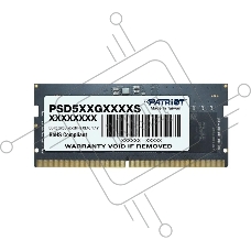 Оперативная память Patriot Signature, DDR5, 8GB (1x8 GB), 5600 MHz, CL46, SO-DIMM