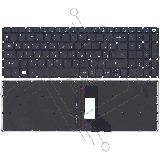 Клавиатура для ноутбука Acer Aspire E5-573 /Nitro VN7-572G VN7-592G черная с подсветкой