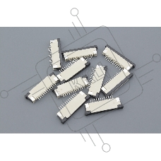 Разъем FPC Half Coverage Top Contact 1.0K-BS-12PWB 12 pin высота 2мм шаг 1мм 10 шт