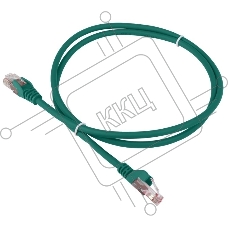 Патч-корд Lanmaster LSZH UTP кат.6, 1.0 м, зеленый