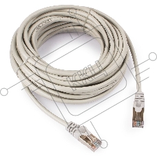 Патч-корд FTP Cablexpert кат.5e, 10м, литой, многожильный (серый)