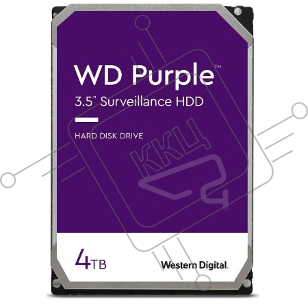 Жесткий диск Western Digital 4TB 5400rpm Purple (WD43PURZ) {Serial ATA III, 256Mb, 3.5