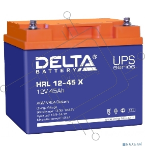Батарея Delta HRL 12-45 X (45А\ч, 12В) свинцово-кислотный аккумулятор