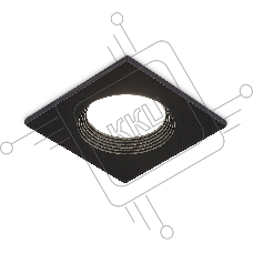 Встраиваемый точечный светильник Ambrella light TN102818 BK черный GU5.3 78*78*28