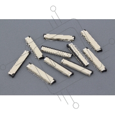 Разъем FPC Half Coverage Top Contact 1.0K-BS-24PWB 24 pin высота 2мм шаг 1мм 10 шт