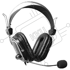 Наушники A4Tech HS-50,Черный, серебристый