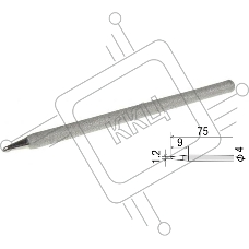 Жало для паяльника Goot R-48BC