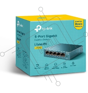 Коммутатор TP-Link 5 ports Giga Unmanagement switch, 5 10/100/1000Mbps RJ-45 ports