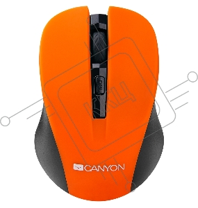 Мышь CANYON CNE-CMSW1O Orange USB {wireless mouse with 3 buttons, DPI changeable 800/1000/1200}