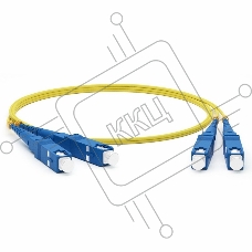 Патч-корд оптический соединительный (SM), 9/125 (OS2), SC/UPC-SC/UPC, (Duplex), LSZH, 3м