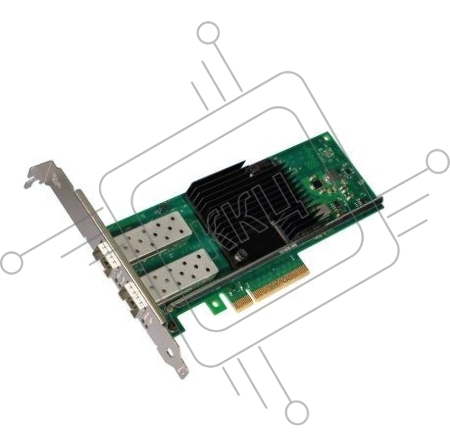 Сетевой Адаптер Intel Ethernet Converged Network Adapter X710-DA2, 10GbE/1GbE dual ports SFP+, open optics, PCI-E 3.0x8 (Low Profile and Full Height brackets included) bulk