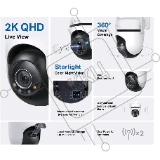 Камера видеонаблюдения IP TP-Link Tapo C520WS 3.18-3.18мм цв. корп.:белый