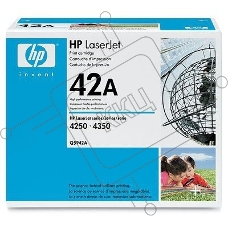 Картридж лазерный HP Q5942A черный для LJ 4250/4350 10 000 стр.