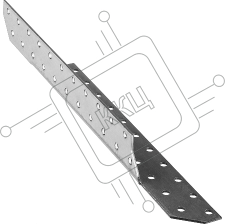 Крепление для стропил правостороннее КС-2.0, 32x290 x 2мм, ЗУБР