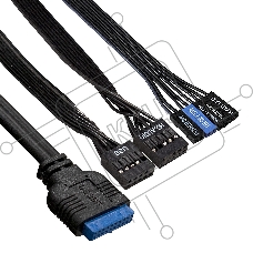 Компьютерный корпус Miditower ExeGate AA-442U2 (ATX, без БП, 1*USB+2*USB3.0, аудио, черный)