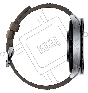 Часы наручные Xiaomi Смарт-часы Xiaomi Watch 2 Pro - Bluetooth® Silver Case with Brown Leather Strap M2234W1 (BHR7216GL)
